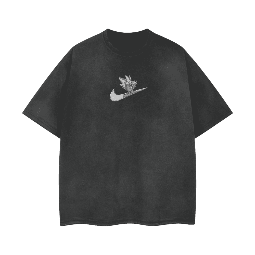 Saiyan Swoosh |  Vintage Wash Frayed T-Shirt