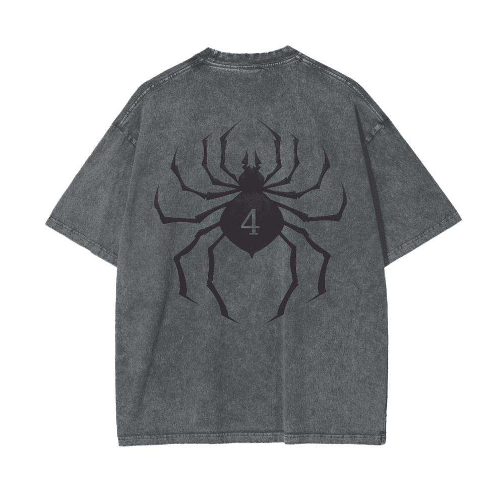 Phantom's Jester | Oversize Washed T-Shirt - Image 2