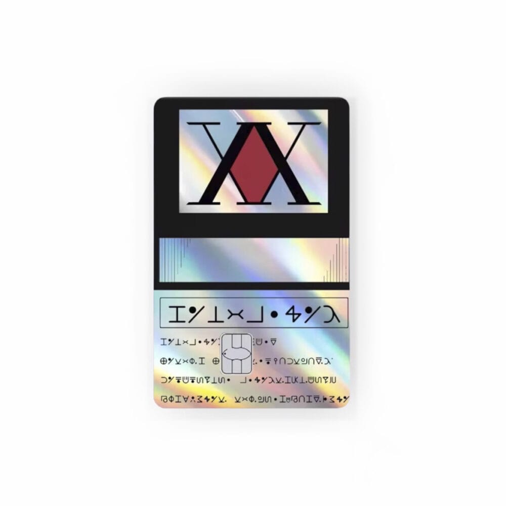 Holographic Hunter License Card Cover - Image 2