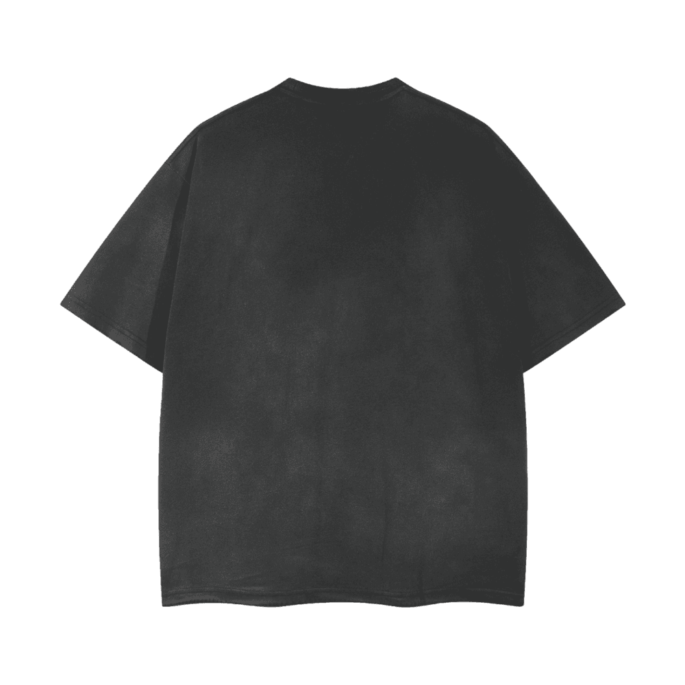 Saiyan Swoosh |  Vintage Wash Frayed T-Shirt - Image 2