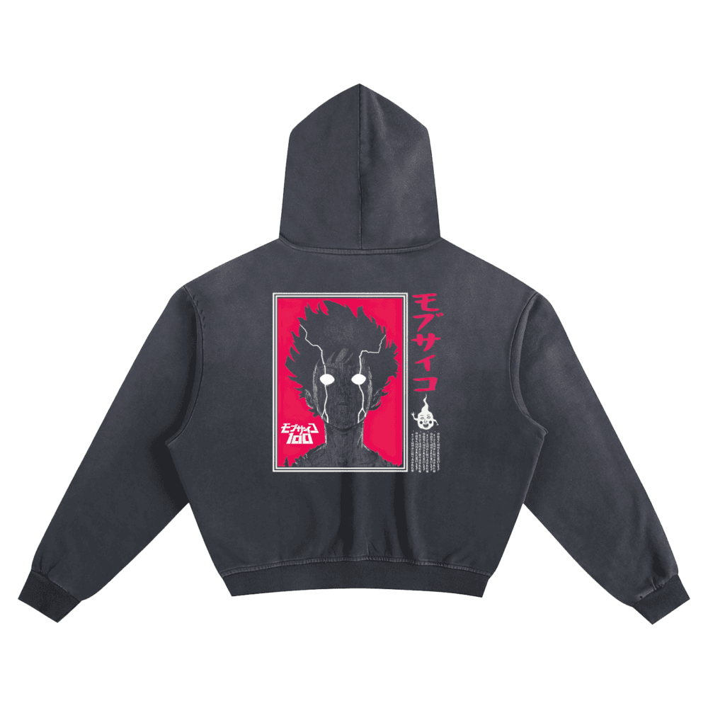 Dimples Charm | Sunfade Boxy Hoodie - Image 2