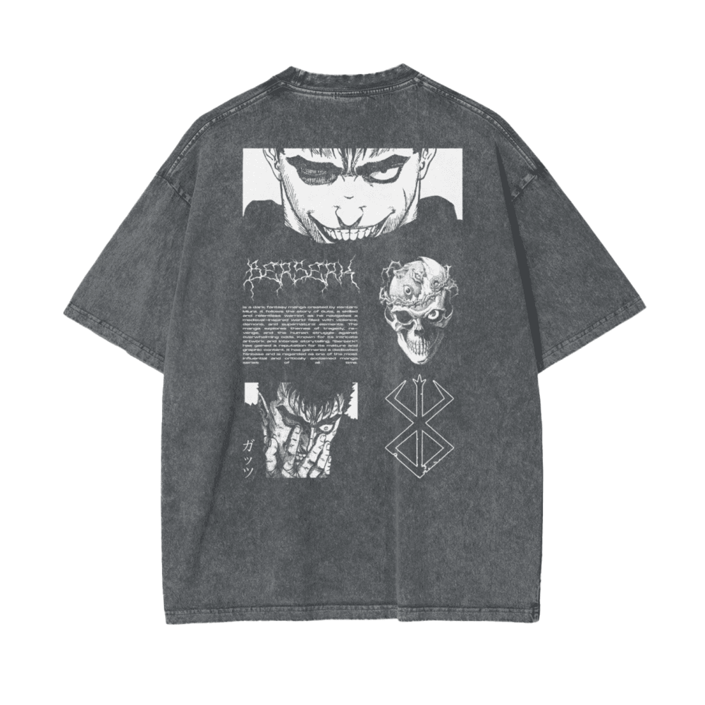 Mark of the Damned | Oversize Washed T-Shirt - Image 2