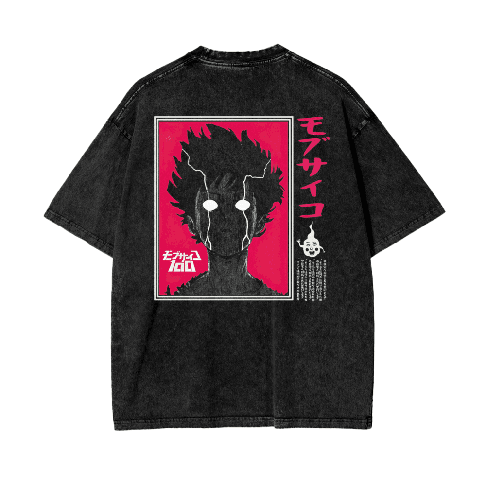 Dimples Charm Tee | Oversize Snow Washed T-Shirt - Image 2