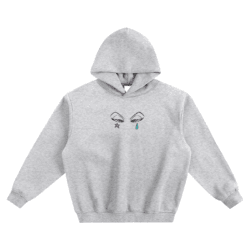Starry Tears | Fleeced Boxy Hoodie