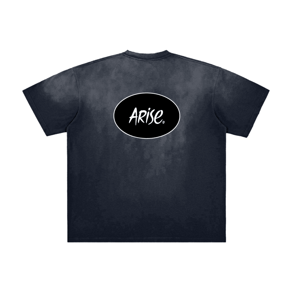 Arise© | Vintage Washed Frayed T-Shirt - Image 2