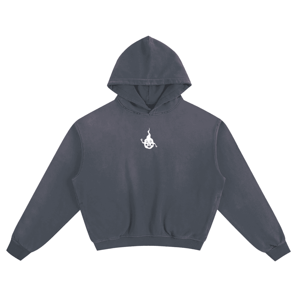 Dimples Charm | Sunfade Boxy Hoodie